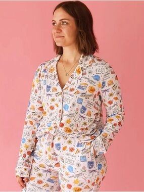 Gilmore Girls x Posh Peanut NWT size XL Women’s Pajama Top Bamboo Lightweight